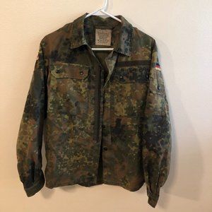 German Camo Army Coat